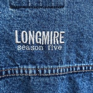 RaRe LONGMIRE Season Five TV cast and crew jean jacket - Port Authority MEDIUM